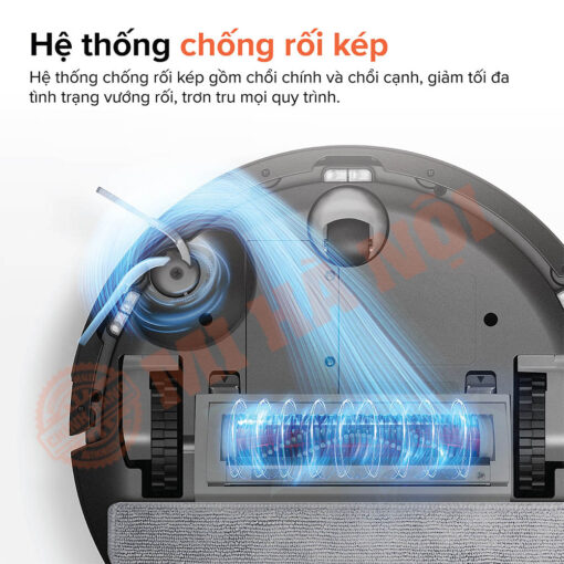 Chổi kép chống rối nâng cao hiệu quả làm sạch