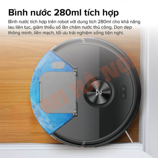 Lau sàn liền mạch với bình nước 280ml tích hợp