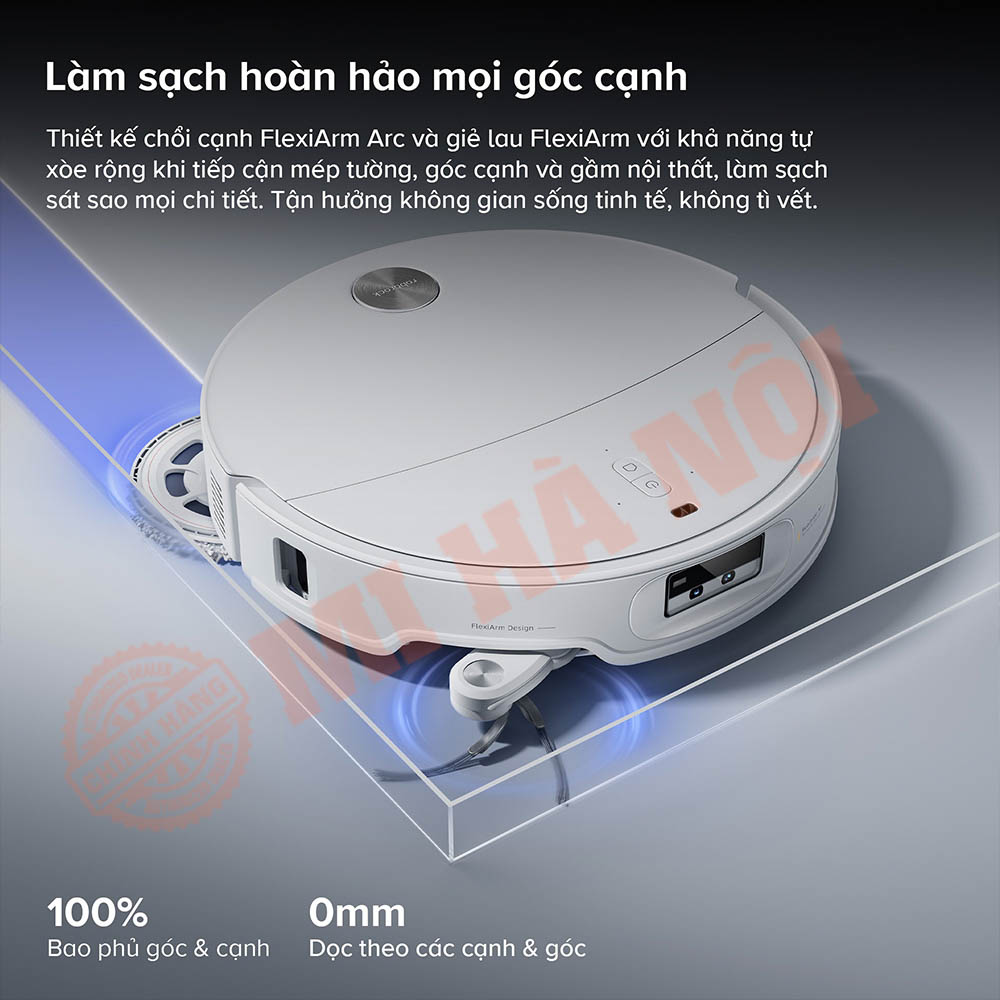 Công nghệ FlexiArm – Làm sạch triệt để mọi góc cạnh khó tiếp cận