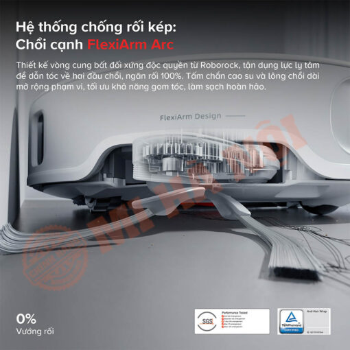 Chổi cạnh FlexiArm Arc – Làm sạch hiệu quả, ngăn ngừa tóc rối