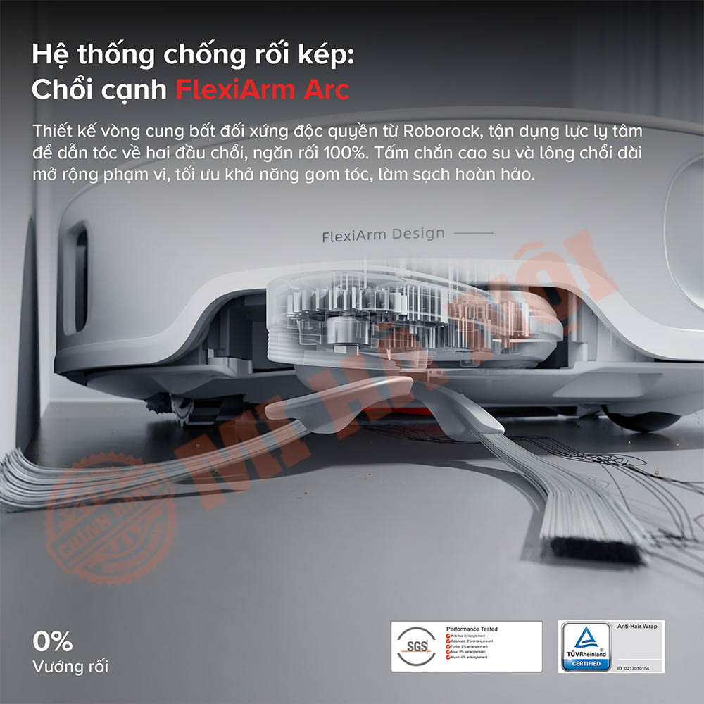 Chổi cạnh FlexiArm Arc – Làm sạch hiệu quả, ngăn ngừa tóc rối
