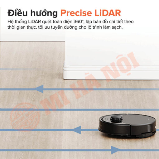 Công nghệ điều hướng PreciSense LiDAR quét 360° 