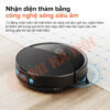 Cơ chế nâng hạ giẻ lau thông minh lên đến 8mm, tự động nâng giẻ lau khi di chuyển lên thảm