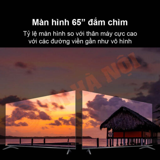 Tận hưởng không gian giải trí đỉnh cao với Tivi Xiaomi 65 inch A Pro Google TV QLED 2026 nhờ màn hình kích thước lớn 65 inch