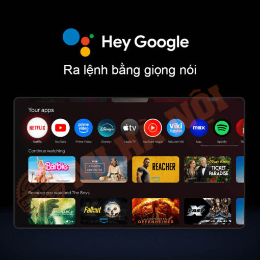 Tivi Xiaomi A Pro Google TV 65 inch QLED 2026 - Bản Quốc Tế được tích hợp chức năng điều khiển bằng giọng nói