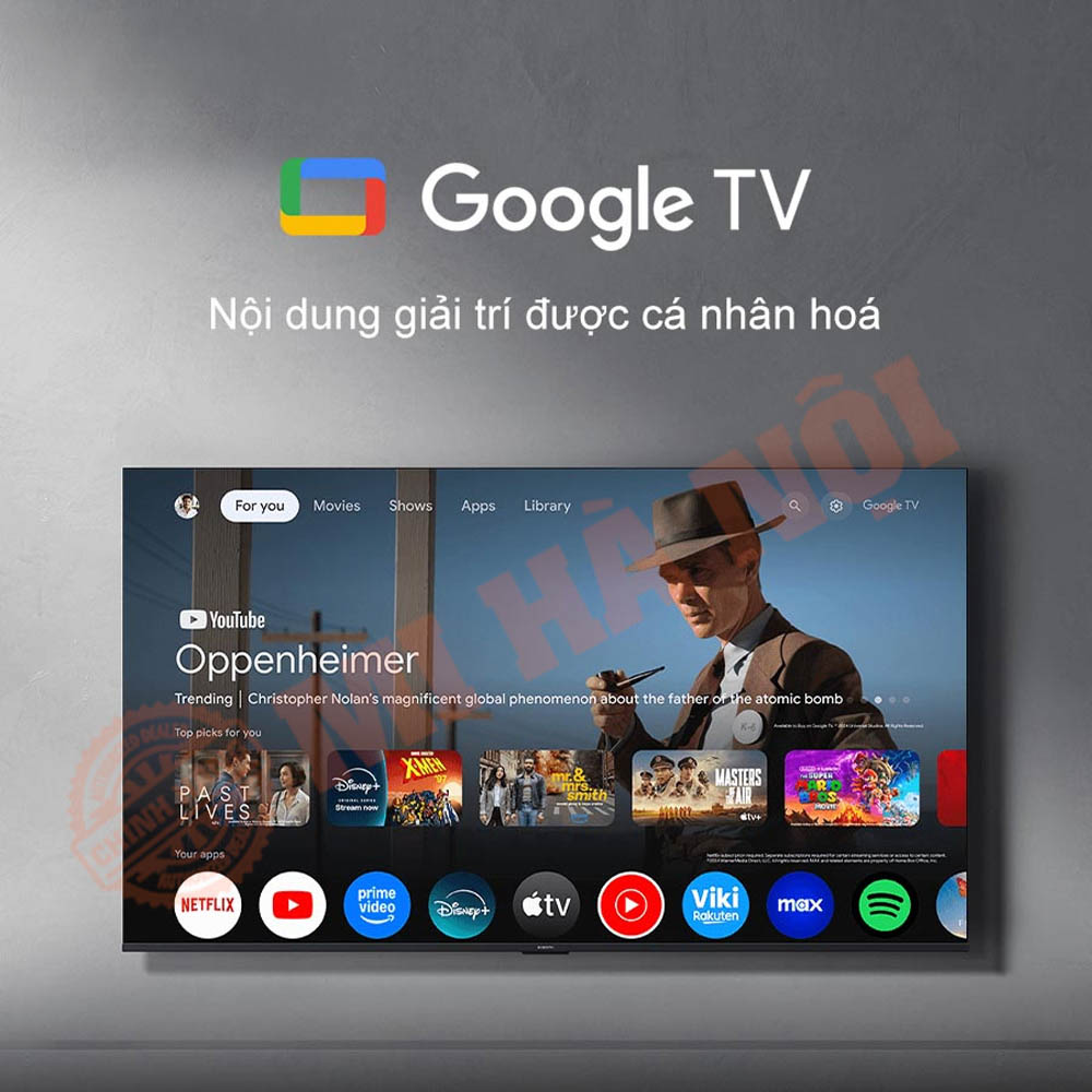 Nội dung giải trí được cá nhân hóa với Google TV™