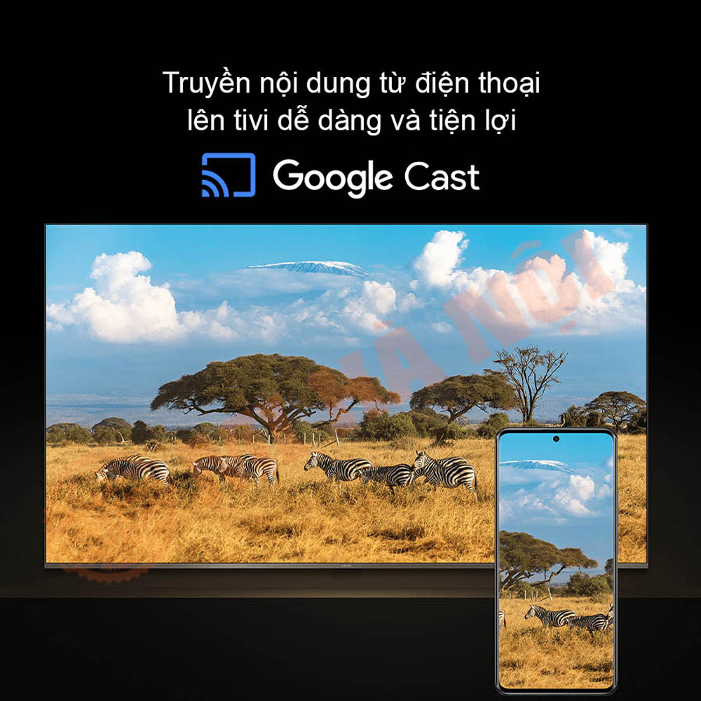 Dễ dàng chia sẻ hình ảnh, video, hay cả phim yêu thích từ thiết bị di động lên màn hình tivi với Google Cast
