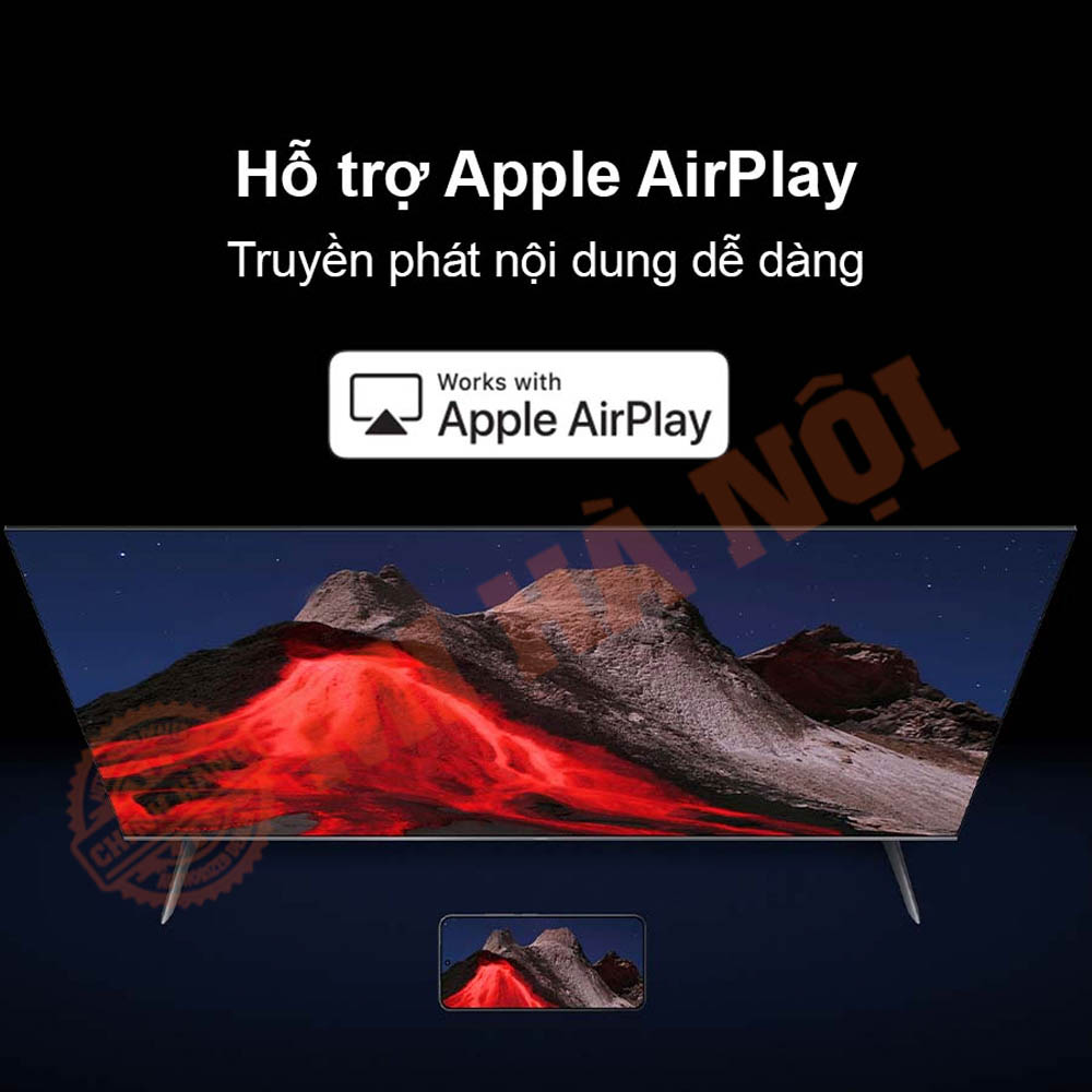 Tích hợp Apple AirPlay giúp bạn kết nối liền mạch giữa các thiết bị Apple