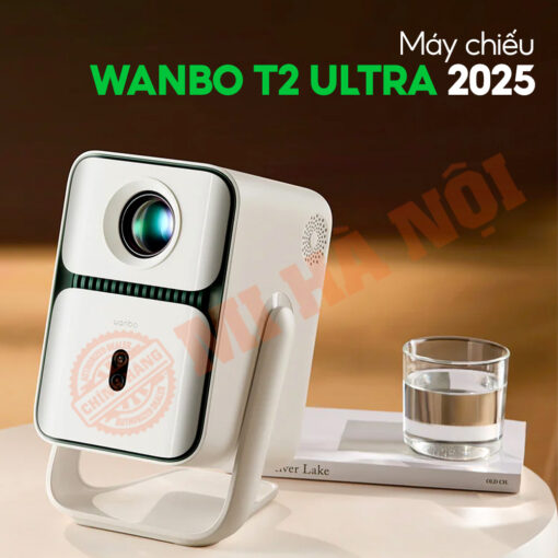 Máy chiếu Xiaomi Wanbo T2 Ultra - Model 2025 - Android TV 11 - Chân đế xoay 120° - Điều khiển thông minh