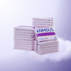Khăn giấy Anmous tinh chất HA giữ ẩm bảo vệ da – An toàn cho trẻ nhỏ, người viêm mũi dị ứng (40 tờ)