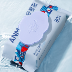 Khăn ướt cao cấp Anmous Squalane dưỡng ẩm sâu - Chăm sóc da khô, mẫn cảm