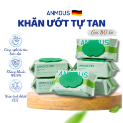 Giấy vệ sinh ướt Anmous tự tan, kháng khuẩn vượt trội - An toàn cho vùng kín, da nhạy cảm