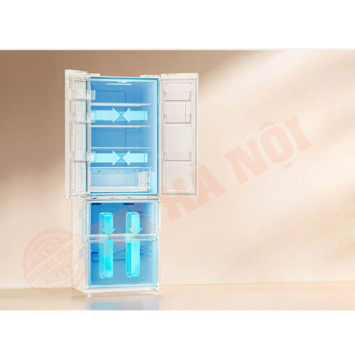 Khả năng lưu thông không khí lạnh 360° – Làm lạnh nhanh, đều và không cần xả đá
