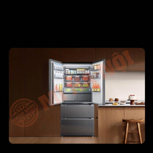 Tủ lạnh Xiaomi Mijia 508L Pro chiếm diện tích nhỏ khoảng 0.52m² nhưng dung tích lớn 508L