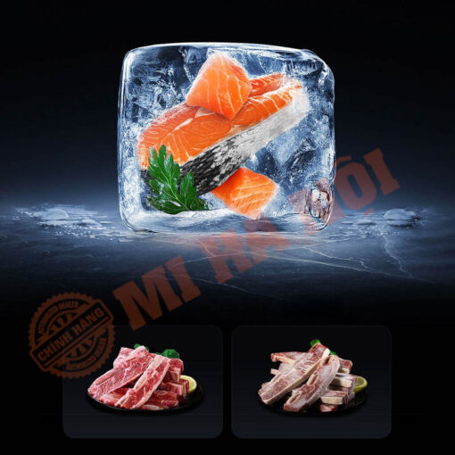 Năng lực đông lạnh mạnh mẽ, khóa chặt độ tươi của thực phẩm trong chớp mắt