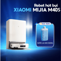 Robot hút bụi lau nhà Xiaomi Mijia M40S - Lực hút siêu khủng 23.000Pa,chổi góc quét sát tường