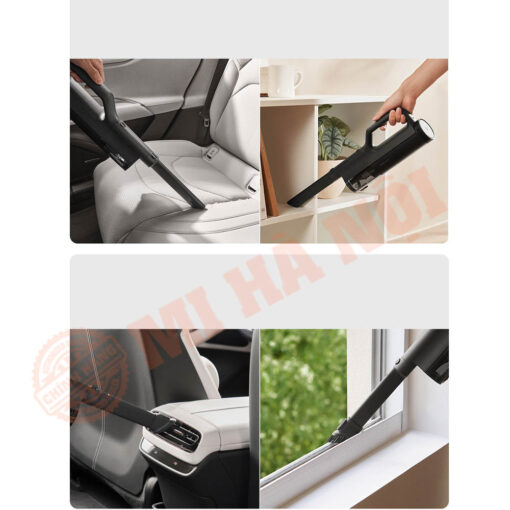 Hút bụi ô tô Xiaomi Mijia đi kèm các phụ kiện đa dạng tương thích với nhiều trường hợp làm sạch