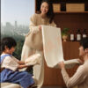 Hơi nước nhiệt độ thấp mang theo phân tử hương thơm xuyên qua sợi vải