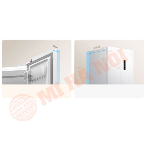 Giảm độ dày cánh cửa 19,4%, Giảm độ dày thân máy 12.8%, thân nhỏ hơn nhưng Không ảnh hưởng đến dung tích