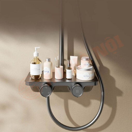 Kệ để đồ kích thước lớn, tiện lấy vật dụng, tắm gội thoải mái