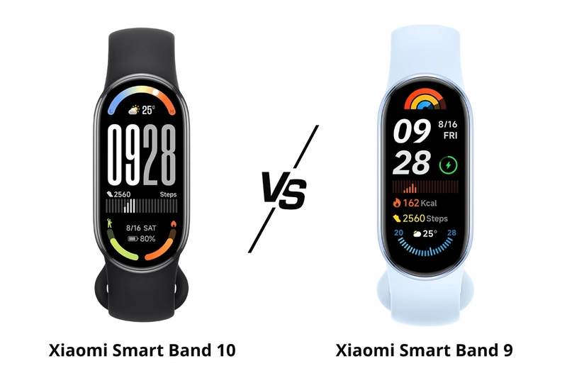 Smart Band 10 vs Xiaomi Smart Band 9