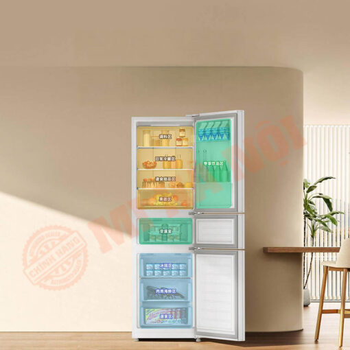 Thiết kế 3 cửa với nhiệt độ độc lập tiện lợi