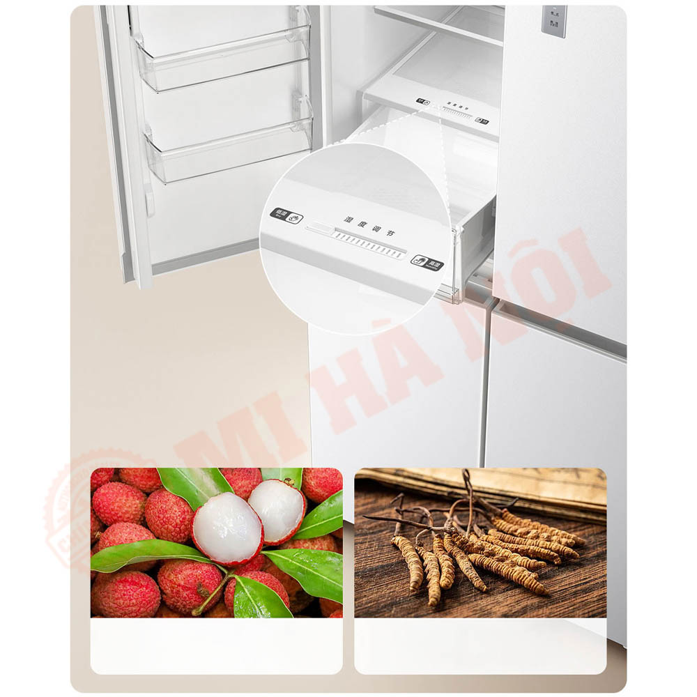 Ngăn điều chỉnh khô – ướt, bảo quản đúng cách từng loại thực phẩm