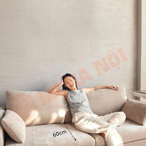 Chiều sâu ghế mang lại sự thư giãn cho mọi dáng ngồi và nằm