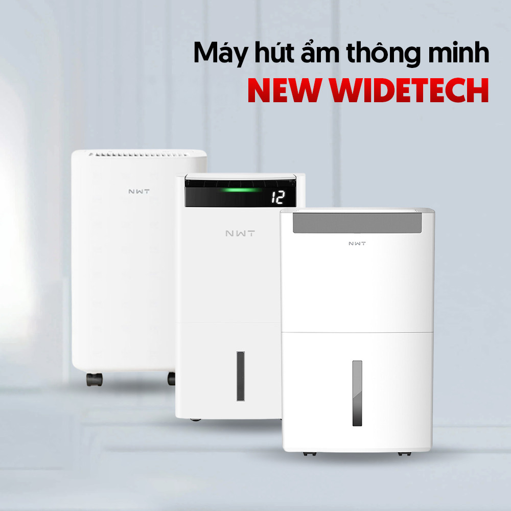 Máy hút ẩm thông minh New Widetech 10L – 12L – 16L – 18L- 24L – 30L – 60L