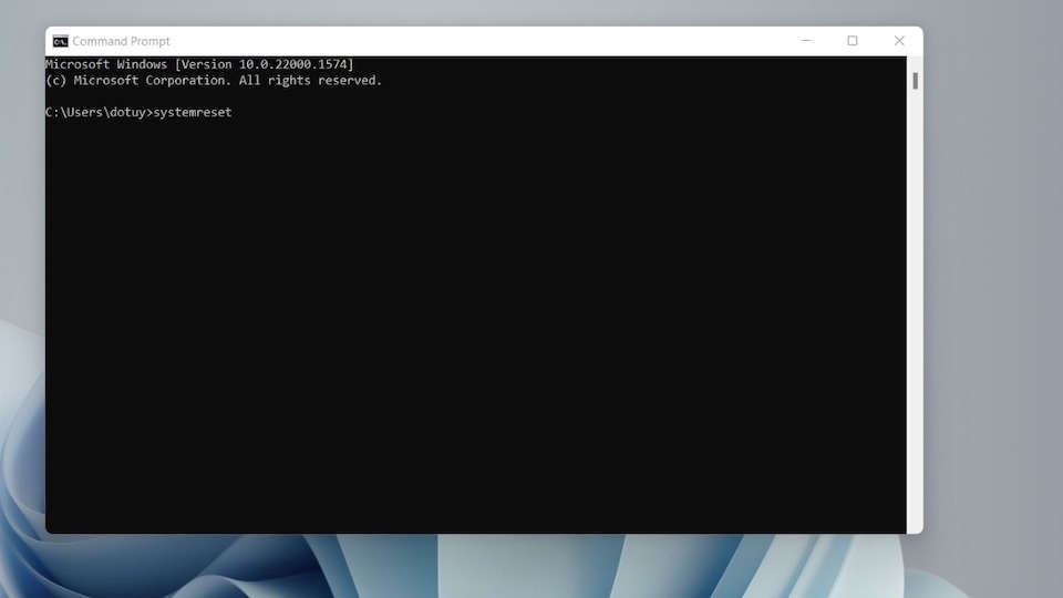 Mở Windows Search và nhập tìm kiếm 'Command Prompt'