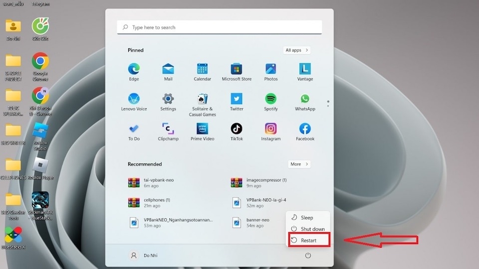 Cách Reset máy tính bằng tính năng Recovery trong BIOS