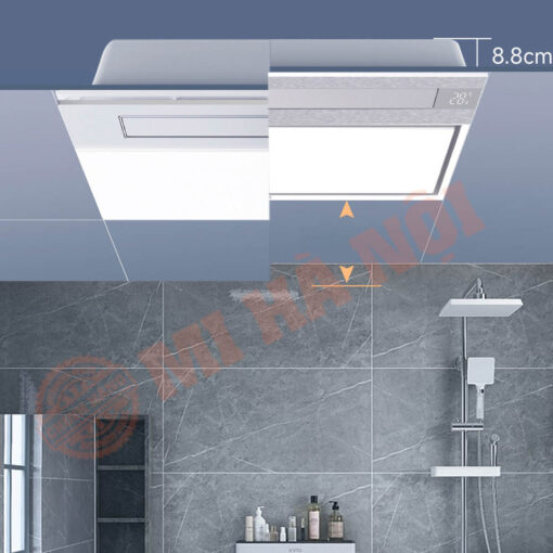 Thân máy 8.8cm, thiết kế mỏng nhẹ nổi bật, tiết kiệm chiều cao lắp đặt