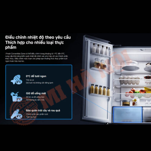 Ngăn biến nhiệt i-Fresh tùy chỉnh nhiệt độ linh hoạt