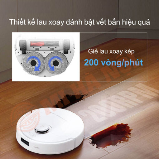 Hệ thống lau xoay kép nâng hạ thông minh