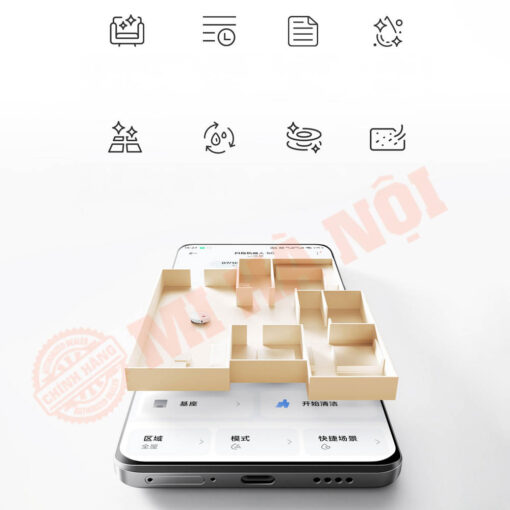 Kết nối ứng dụng Mi Home, cá nhân hóa lộ trình làm sạch