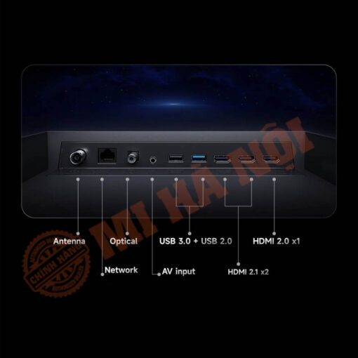 Kết nối đa dạng, tốc độ cao với HDMI 2.1 kép và WiFi 6