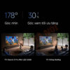 Góc nhìn rộng tới 178°, tăng 30%