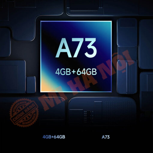 Trang bị chip flagship 9655 hiệu năng cao, tích hợp CPU 4 nhân A73