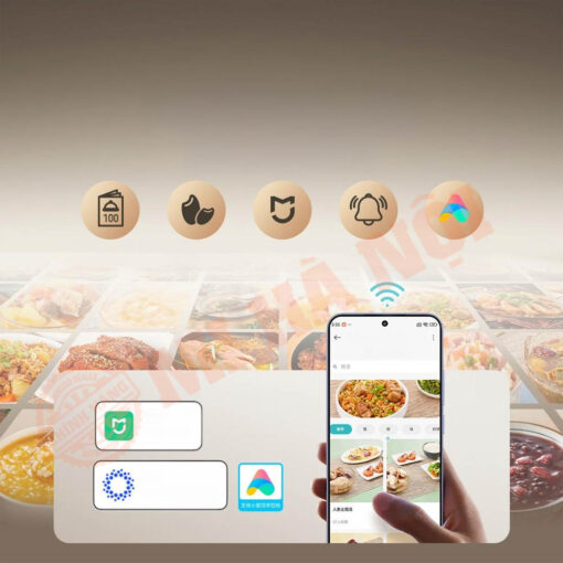 Kết nối app cùng 200+ công thức nấu ăn