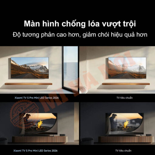 Màn hình chống lóa vượt trội