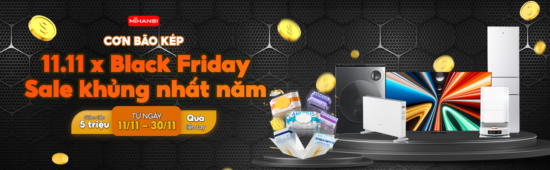 chương trình khuyến mại tháng 11