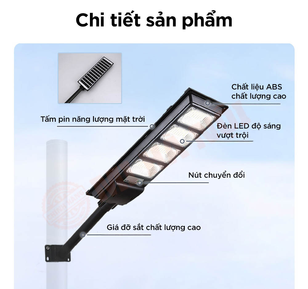 Đèn năng lượng mặt trời Huayi