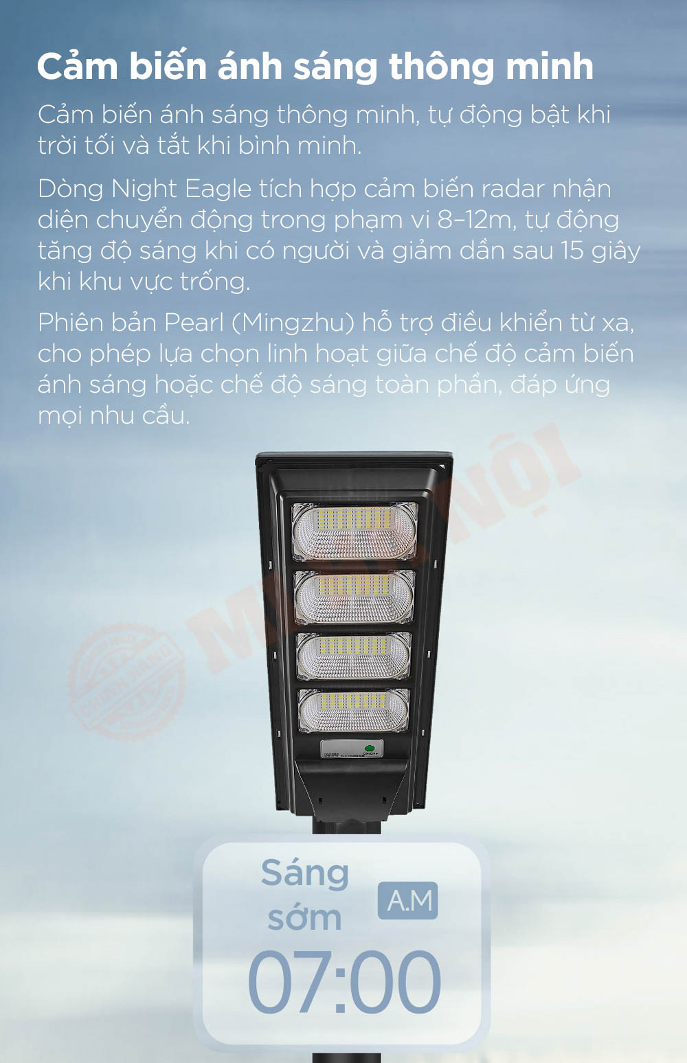 Đèn năng lượng mặt trời Huayi