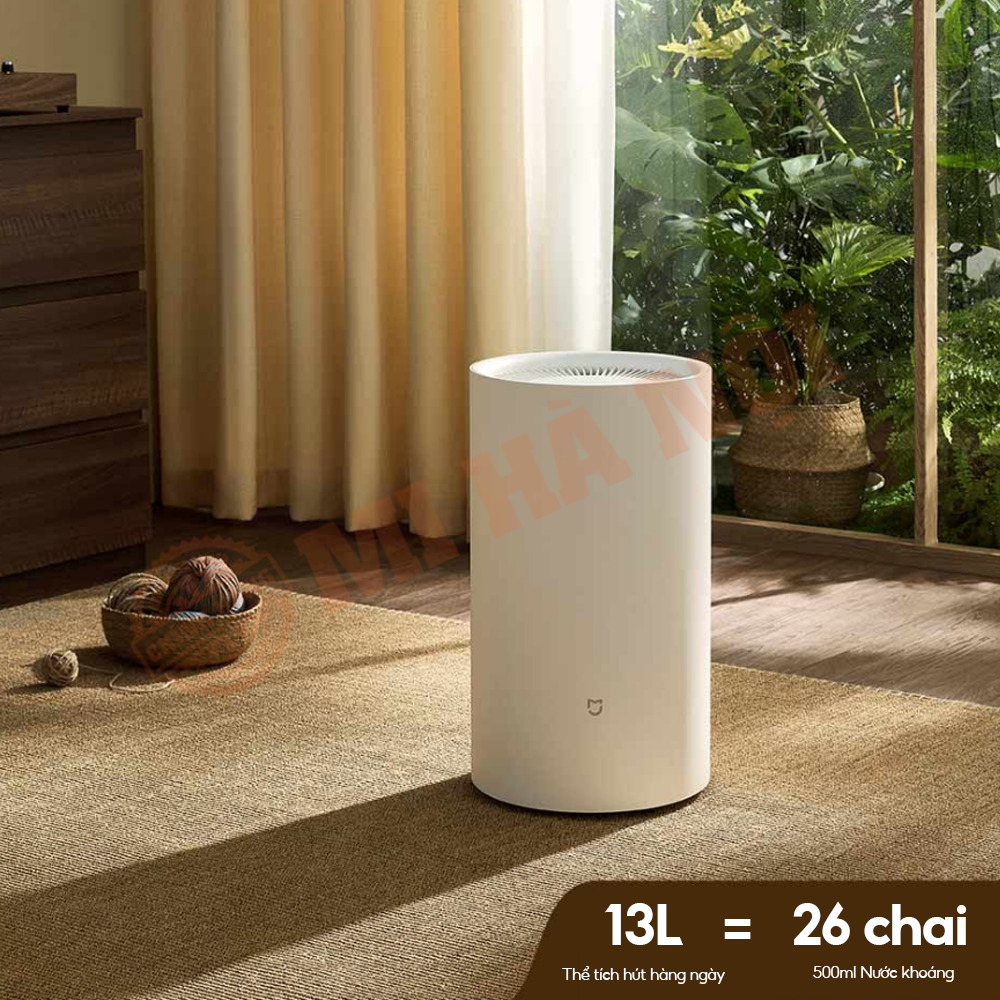 Máy hút ẩm cho phòng 30m² thường có thể tích 18-25L