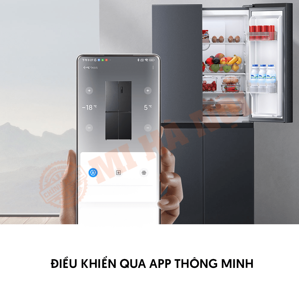 Kết nối với tủ lạnh Xiaomi để điều khiển mọi lúc, mọi nơi