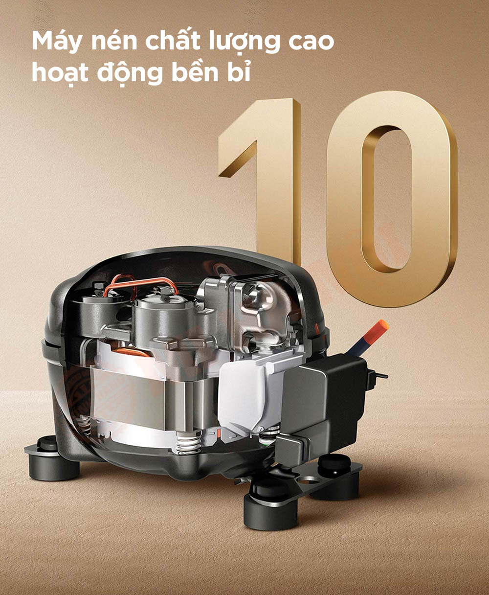 Tủ lạnh 4 cánh Xiaomi Mijia 508L BCD-508WGBI - Bản đá pha lê trắng, đông lạnh -30°C, kháng khuẩn 99.9%