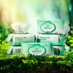 Giấy vệ sinh ướt Anmous tự tan – Bổ sung lợi khuẩn, kháng khuẩn an toàn cho vùng kín và da nhạy cảm (Mẫu mới 80 tờ)