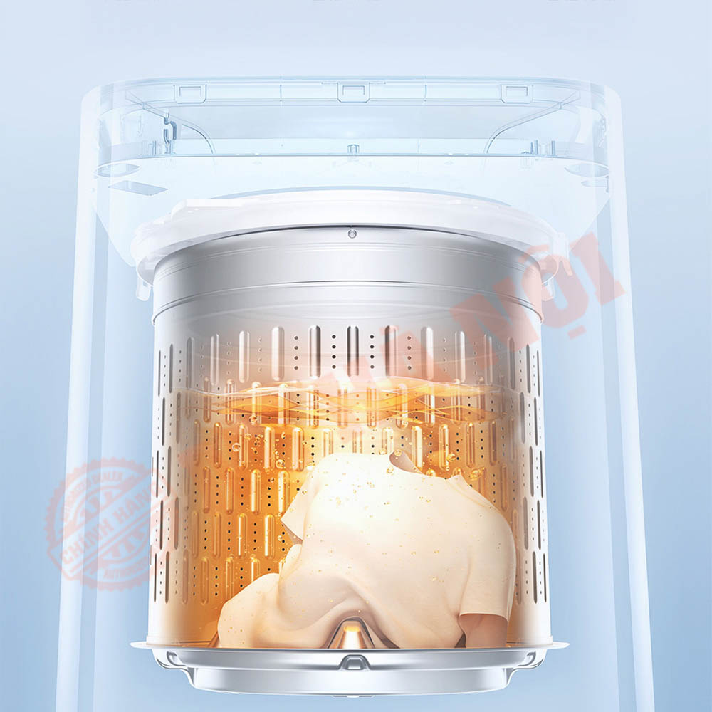 Giặt nước nóng 95°Cgiúp khử trùng, diệt khuẩn an toan cho mẹ và bé