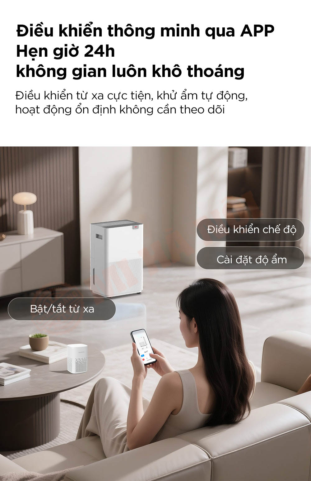 Máy hút ẩm VINO 20L