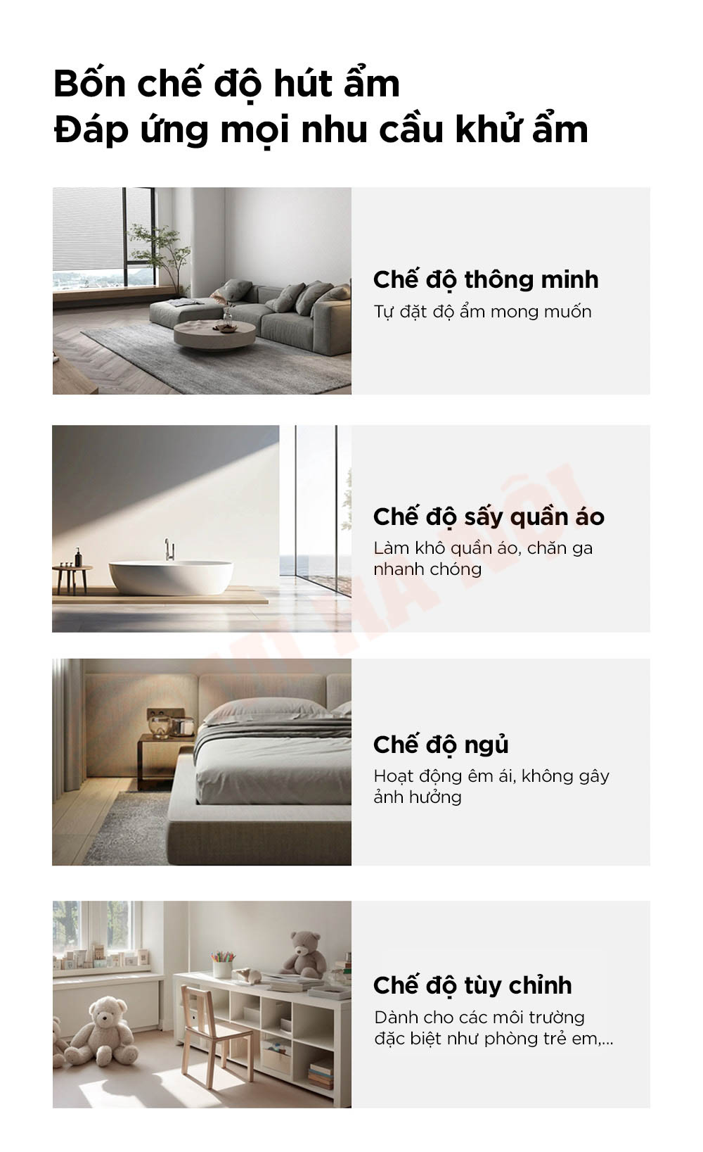 Máy hút ẩm VINO 20L